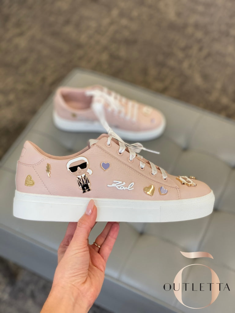 Cate Embellished Sneakers Peony Pink 5 Shoes