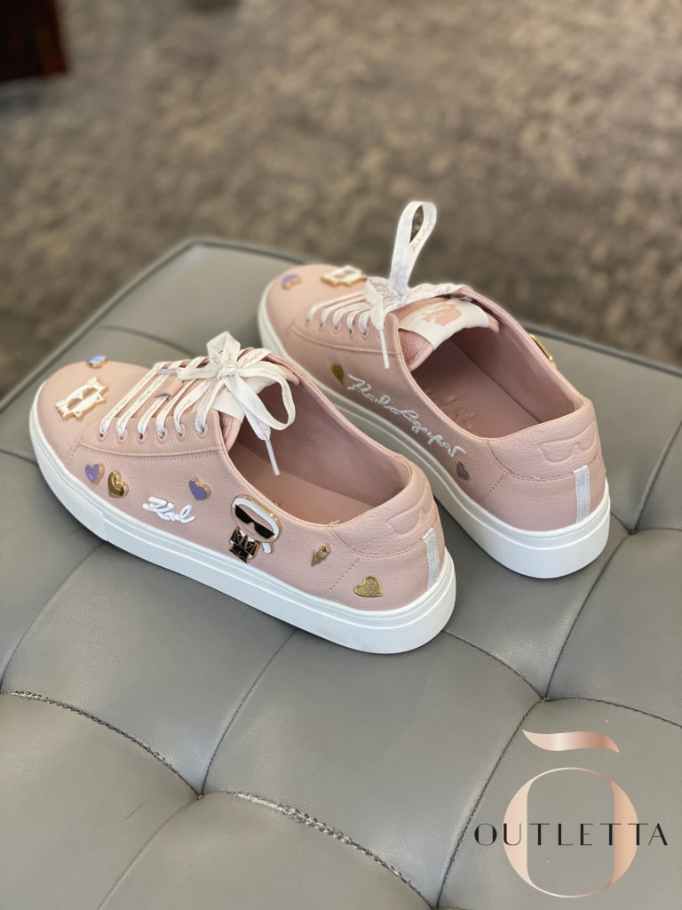 Cate Embellished Sneakers Peony Pink Shoes