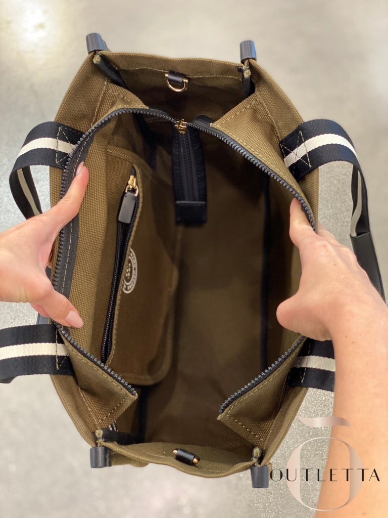 Medium Disk Canvas Shopper- Beech Handbags