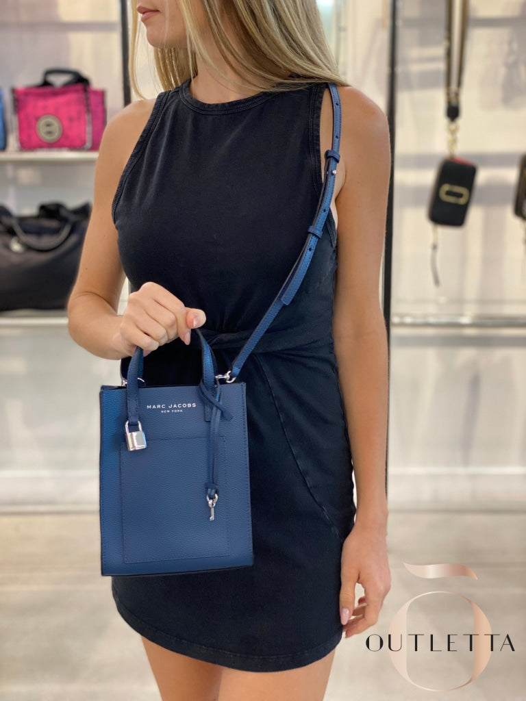 Mini Grind Satchel - Azyre Blue Handbags