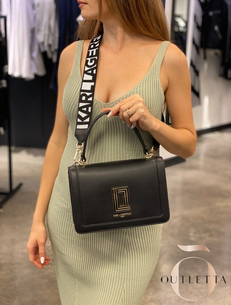 Simone Top Handle Crossbody Black Handbags