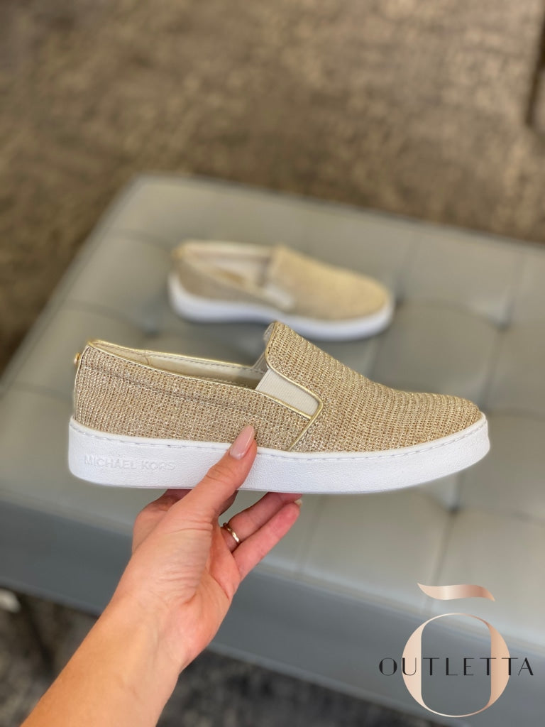 Womens Keaton Slip-On Sneakers - Pale Gold 5 Shoes