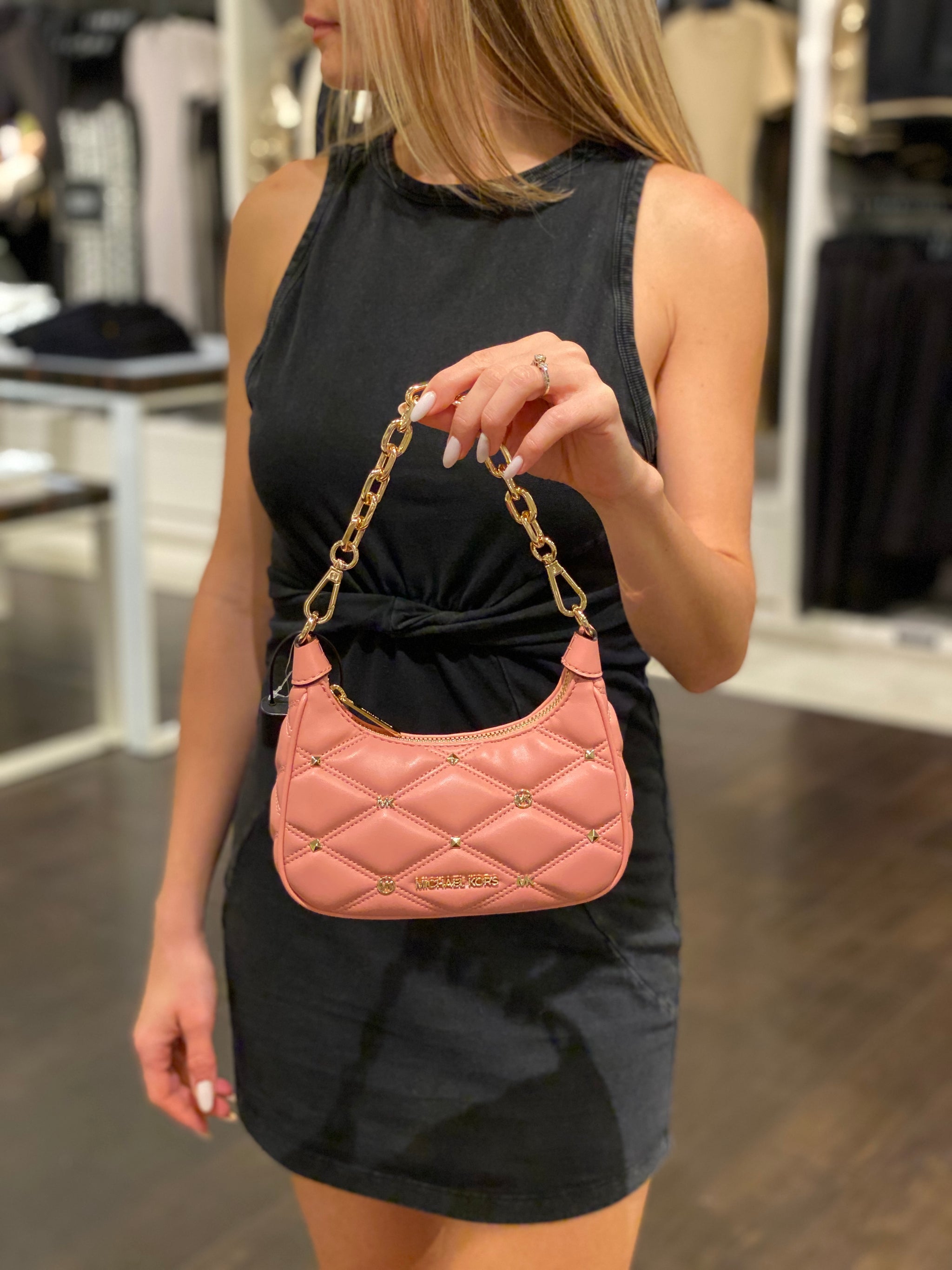 Small quilted bag discount
