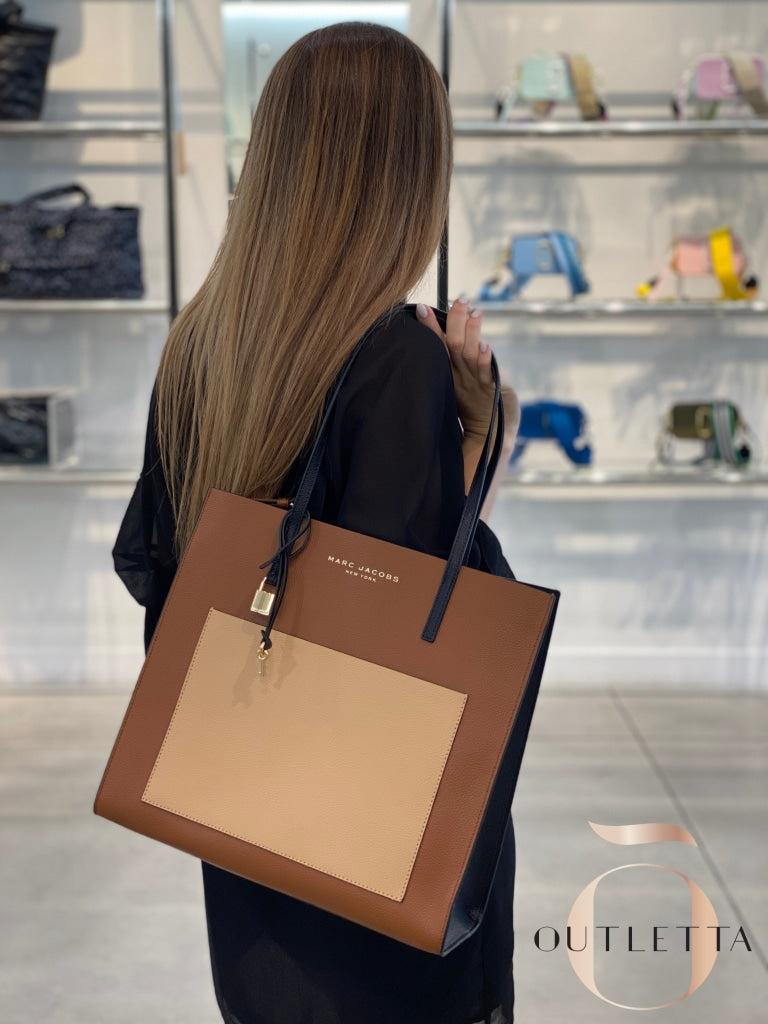 Large Grind Tote - Chocolate Truffle Multi Handbags