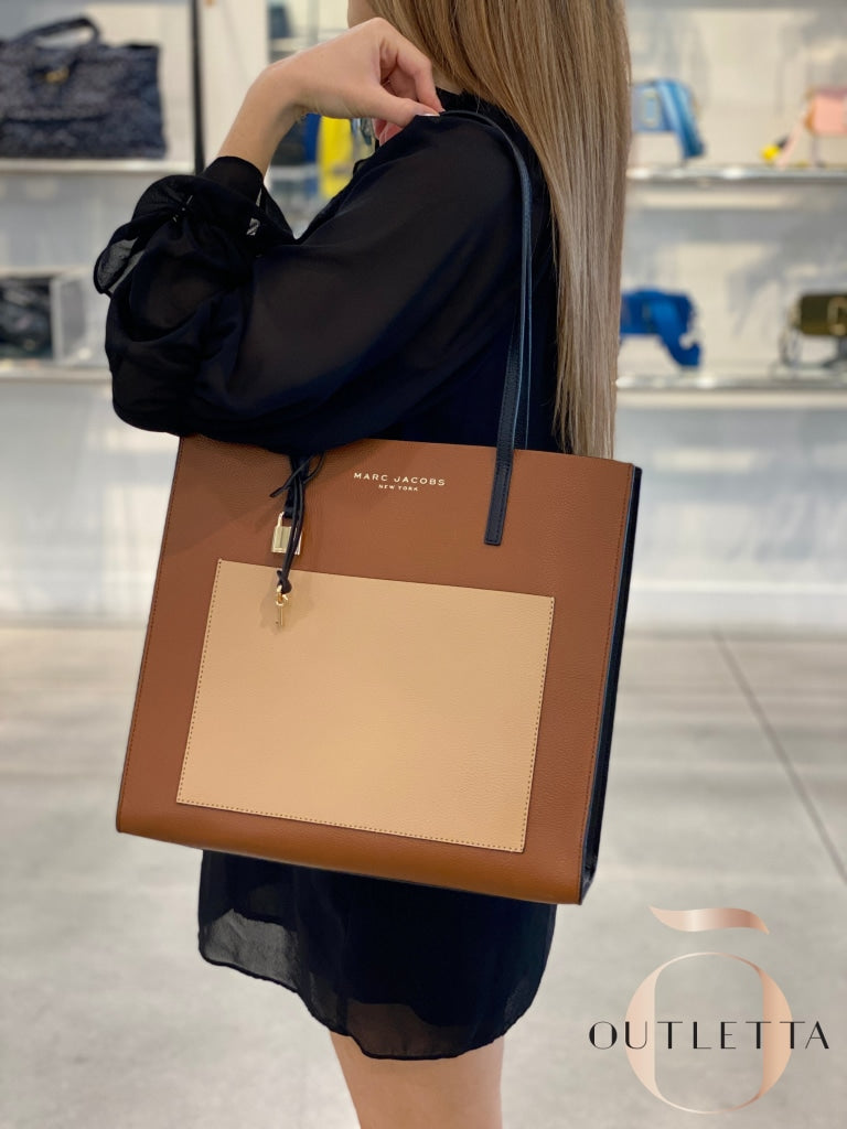Large Grind Tote - Chocolate Truffle Multi Handbags