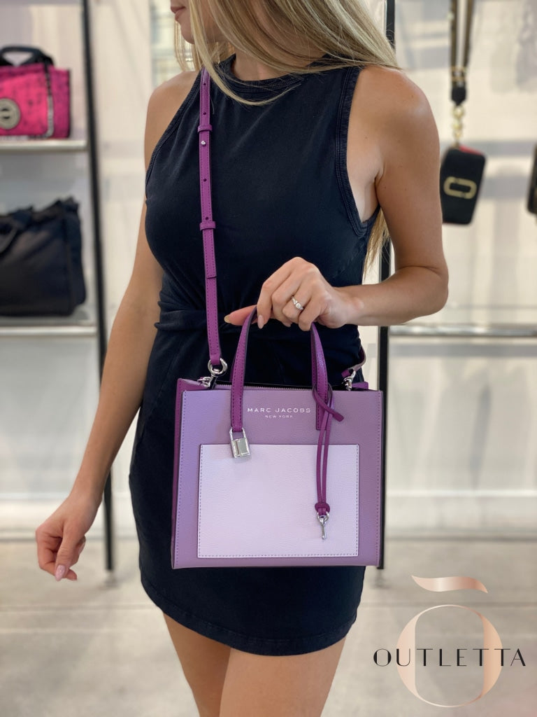 Grind Small Colorblock Satchel - Regal Orchid Multi Handbags