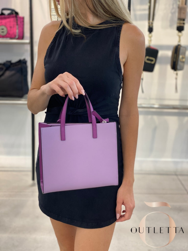 Grind Small Colorblock Satchel - Regal Orchid Multi Handbags
