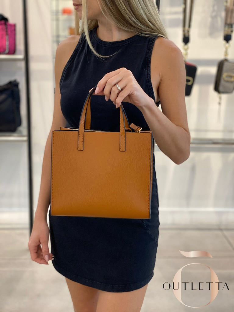 Grind Small Colorblock Satchel - Smoked Almond Handbags