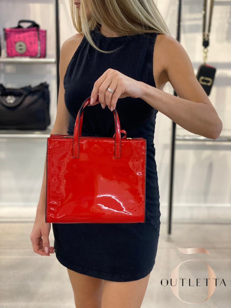 Grind Small Colorblock Satchel - Valiant Poppy Handbags