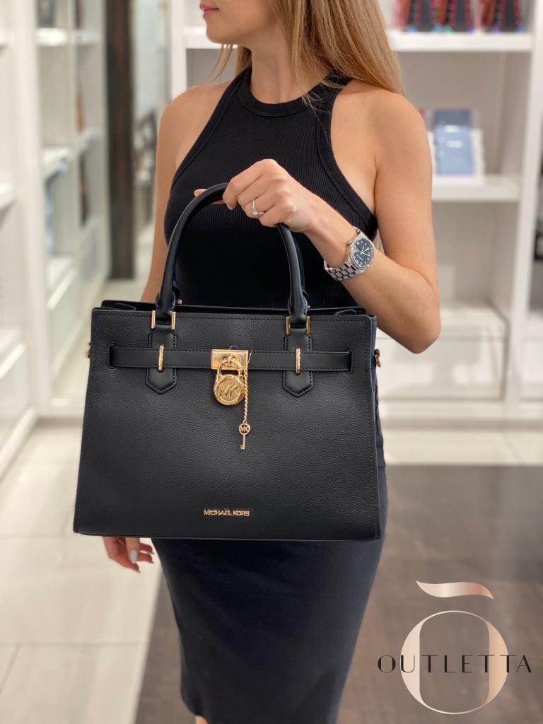 Michael Kors Hamilton Ladies Medium Leather Messenger Bag