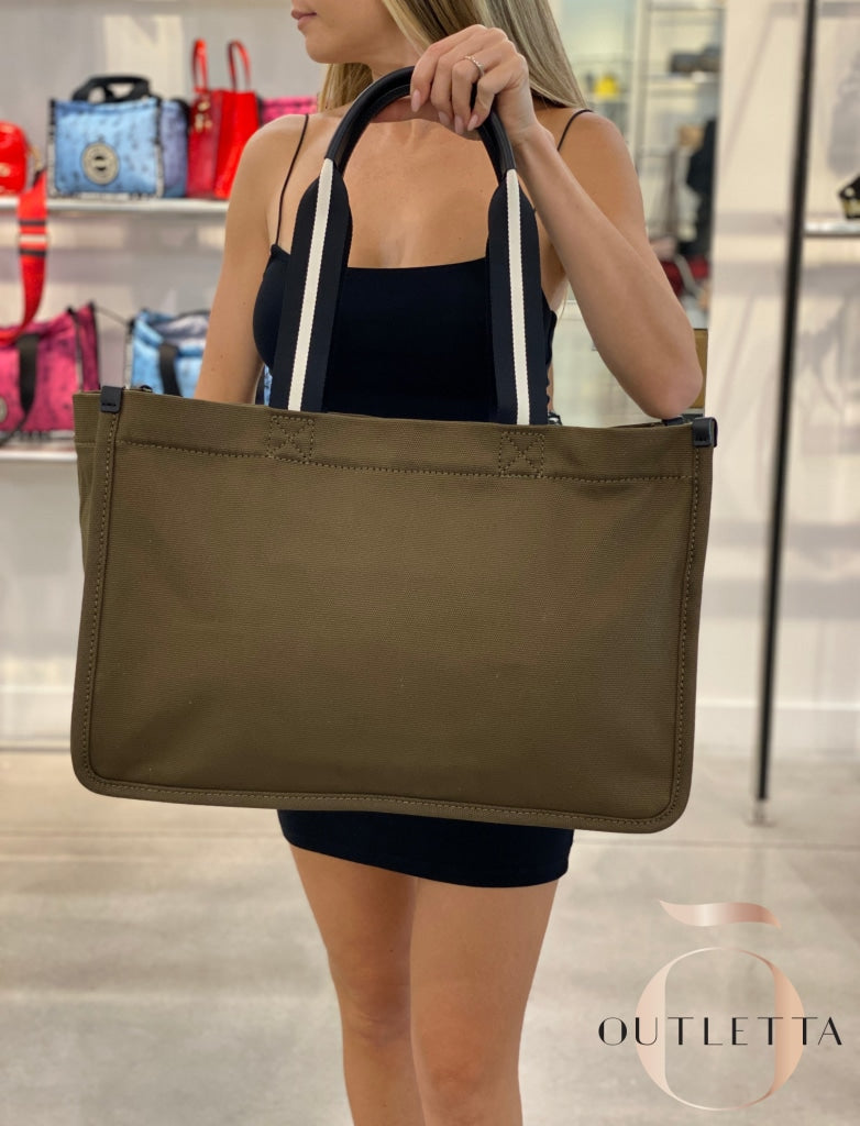 Large Disk Canvas Shopper - Beech Handbags