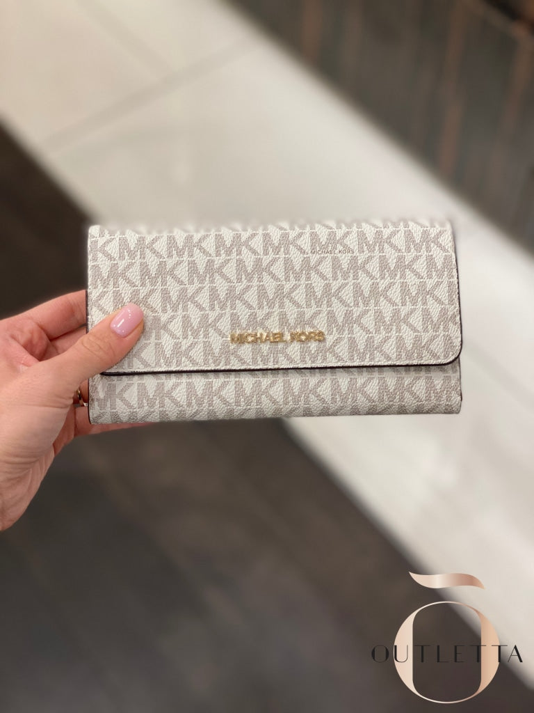 Large Trifold Monogram Wallet Vanilla Handbags