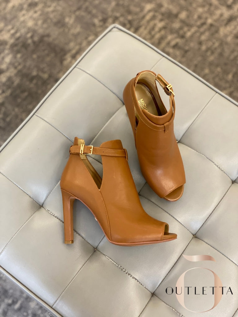 women's lawson high heel buckle open toe shooties