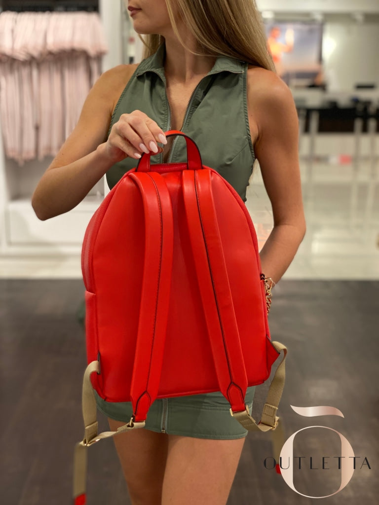 Maisie Medium Pebbled Leather 2-In-1 Backpack - Dr Sangria Backpacks