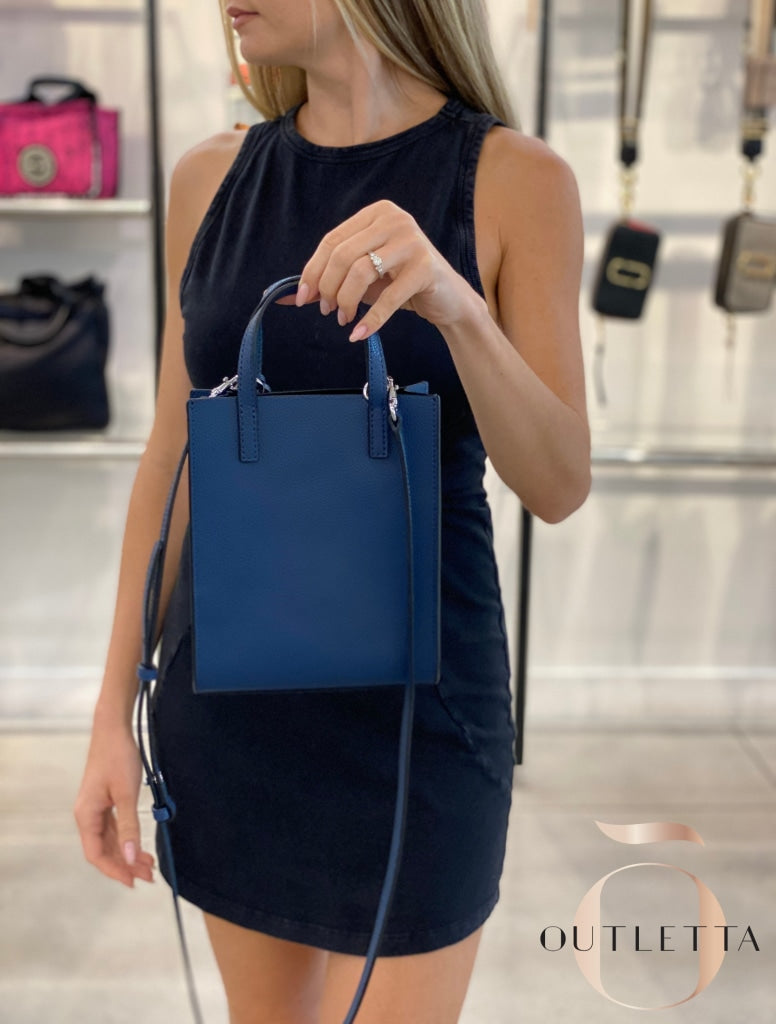 Mini Grind Satchel - Azyre Blue Handbags