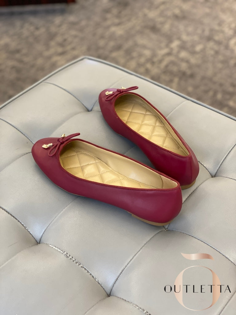Nori Leather Ballet Flat - Mulberry Shoes