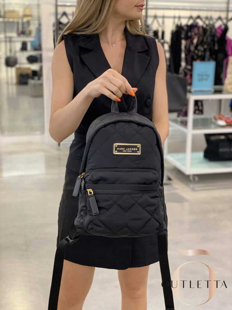 Small Nylon Quilted Backpack – leskinc