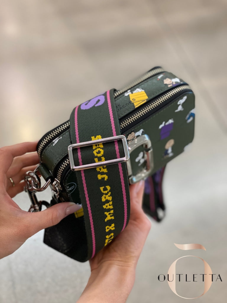 Snoopy Crossbody - Dark Green Handbags