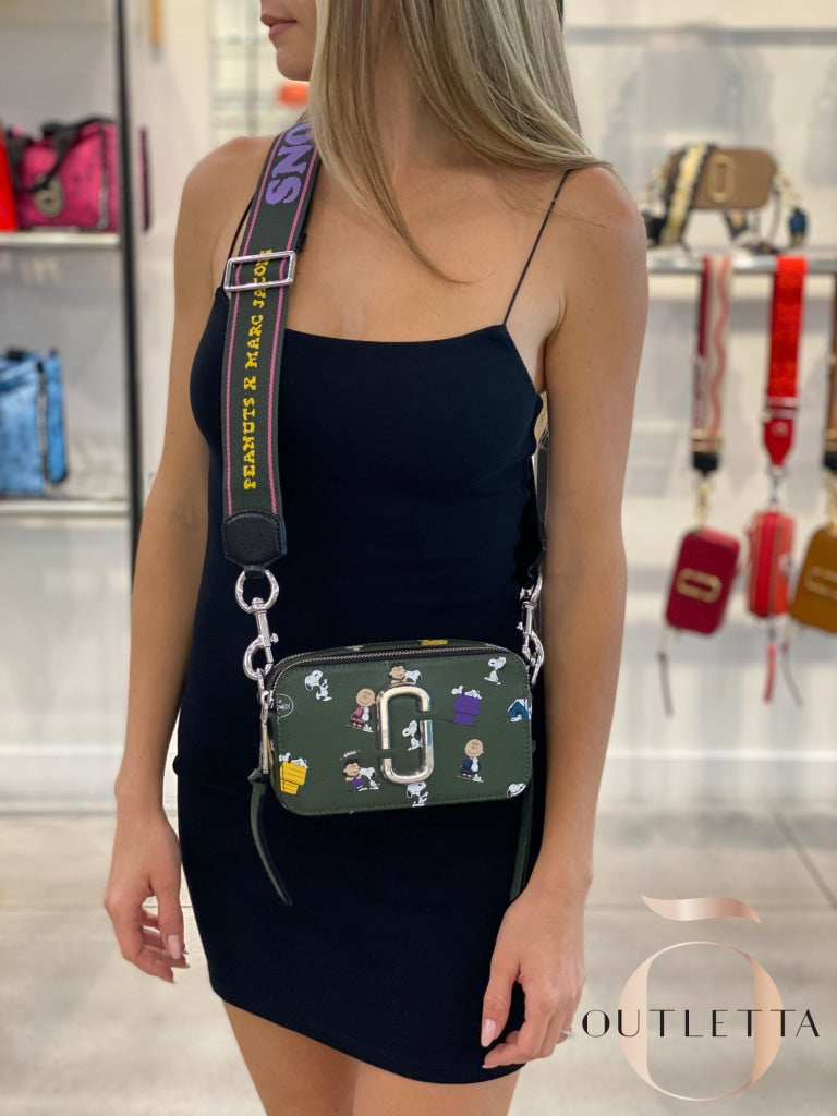 Snoopy Crossbody - Dark Green Handbags