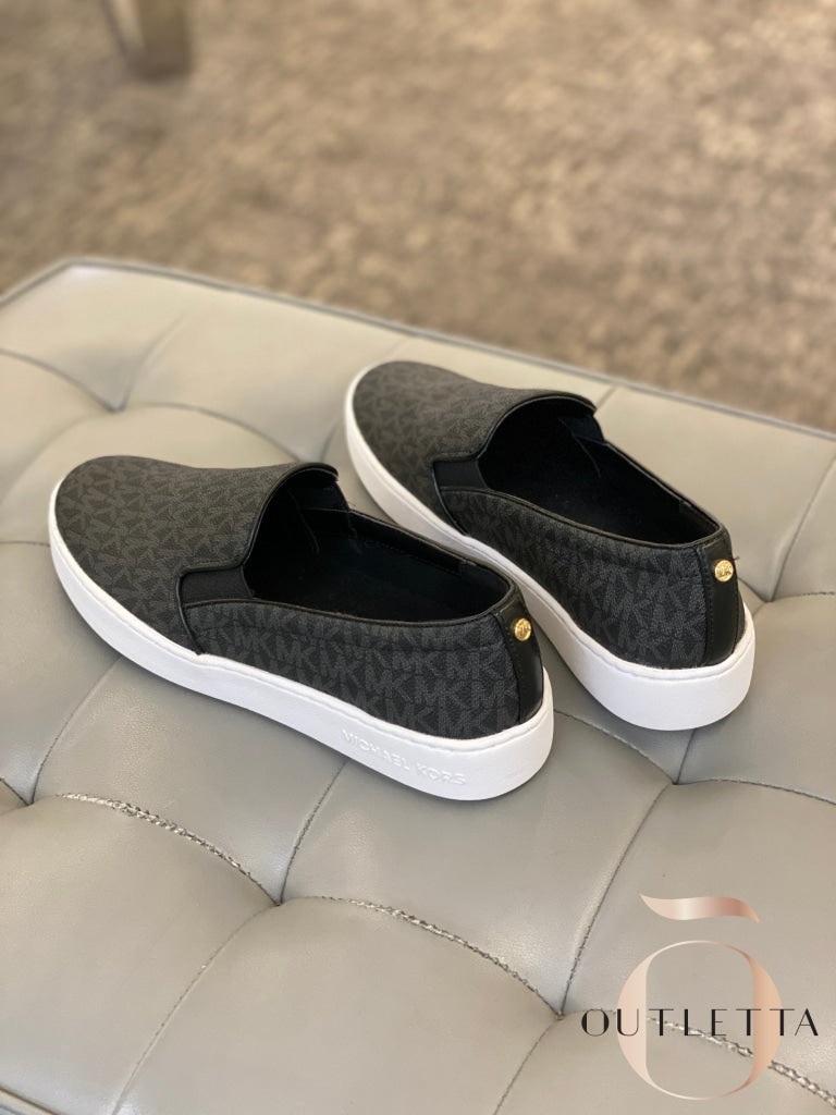 Womens Keaton Slip-On Logo Sneakers - Black Shoes
