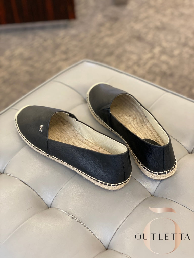 Womens Kendrick Slip-On Espadrille Flats - Black Shoes