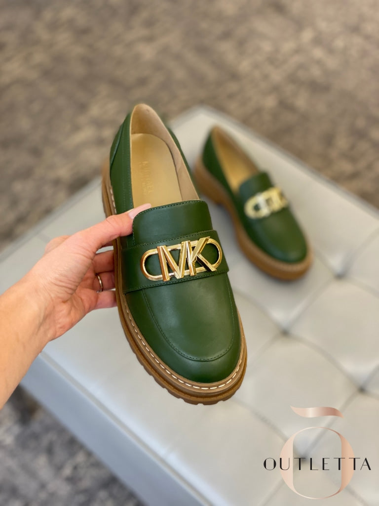 Womens Parker Lug Loafers - Amazon Green 5 Shoes