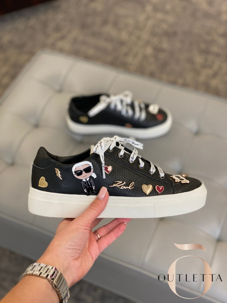 Cate Embellished Sneakers Black 5 Shoes