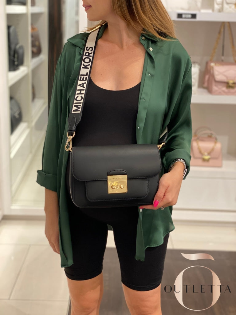MICHAEL KORS OUTLET Dover Small Leather Crossbody Bag $69 Shipped