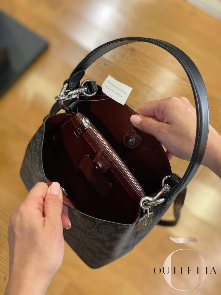 Small Town Bucket Bag Signature Canvas Handbags